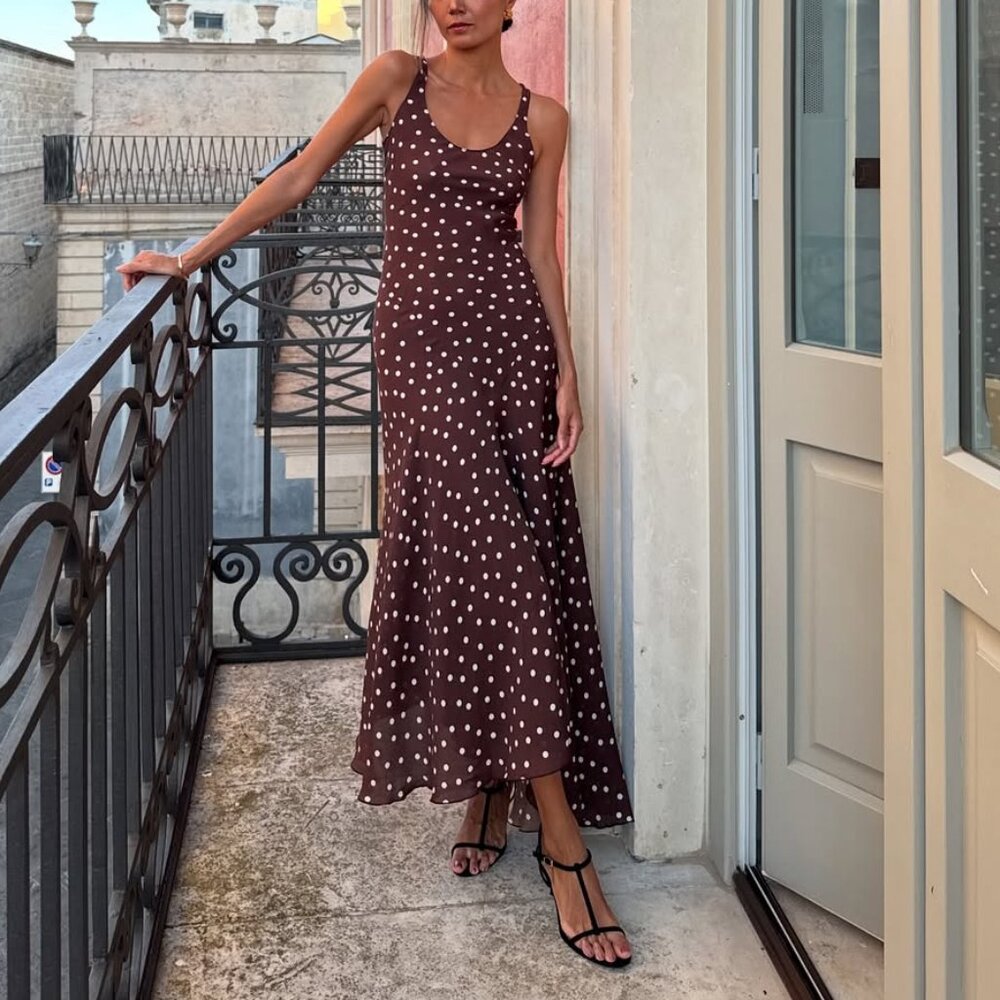 Réalisation Par The Ellery Midi dress with draped skirt